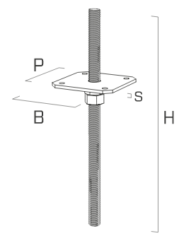 R70 Adjustable Post Base - Canopy Products UK