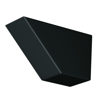 Black Duropolymer Rafter foot, 114mm projection- RF01