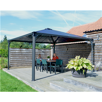 Palermo Grey Gazebo Easy assembly  