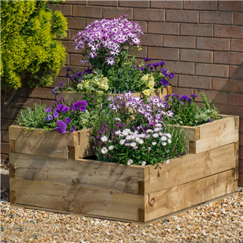 Caledonian Tiered Raised Bed 90 x 90cm