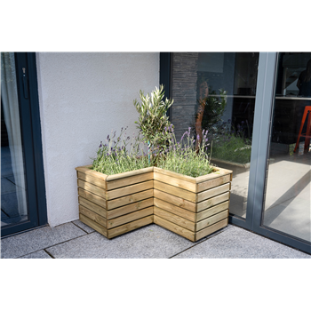 Linear Corner Planter 80cm