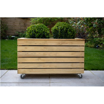 Linear Planter - Double with or without wheels