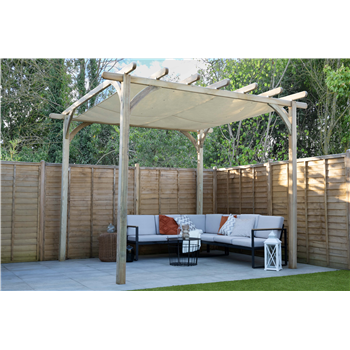 Ultima Pergola - 3.6 x 3.6m with or without Canopy
