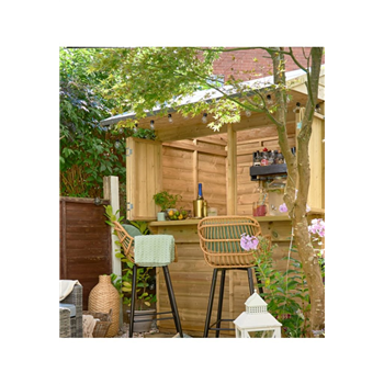 Shiplap PTR 4×6 Reverse Apex Garden Bar