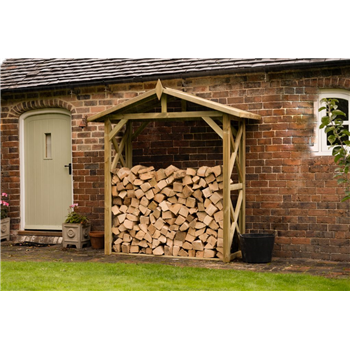 Large Wall Apex Log Store