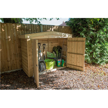 Apex large outdoor store pressure treated