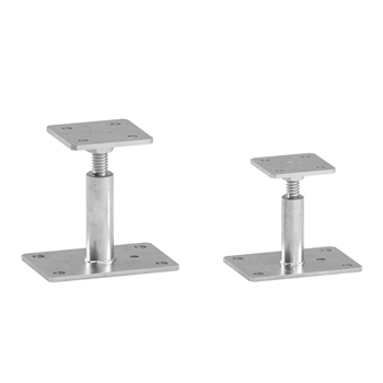 A Range of Height Adjustable post base