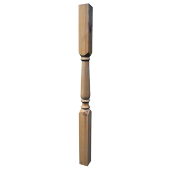 Timber turned post-1500mm high-F-TP-3