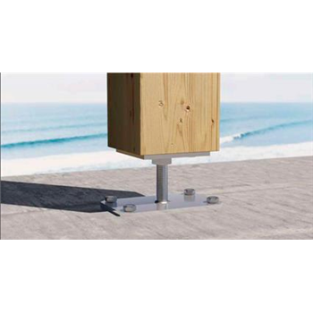 RI40 Stainless Steel Adjustable Post Base