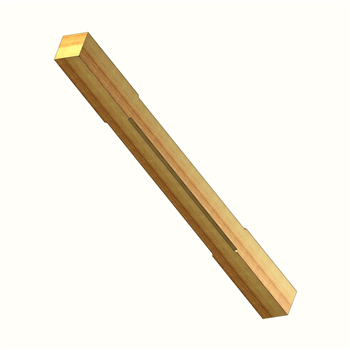 Thermowood post  finishing 141mm x 141mm