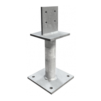 PBH Heavy Duty Elevated Post Base top plates 75mm and 120mm