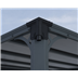 Gazebo with gutter