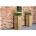 outdoor living Slender tall planter