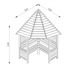 Venetian Corner Arbour Measurements