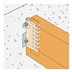  CBH concealed Beam Hanger