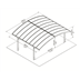 Arizona double wave car ports dimensions