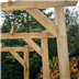 Hanbury flat top arch outdoor
