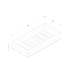 Caledonian Rectangular raised beds with base