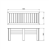 Large kitchen Garden planter 1.8m measurements