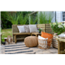 Linear corner planter for relaxing