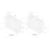 Linear Planter Tall with wheels measurements