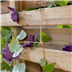 Living screen planter for vertical planting