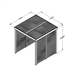 Modular Pergola 3 side measurements