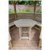 3.6m hexagonal gazebo with inside table