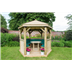 3m gazebos with timber roof green
