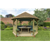 4m Hexagonal Gazebo green