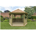 4m gazebo cedar unfurnished