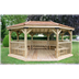5.1 Premium Oval gazebo with benches