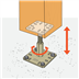 PPRC adjustable post base by canopy products