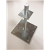 Galvanised post shoe- to be built in to brick course-Post sizes 100/125mm x 100/125mm- GSF-PIN-6