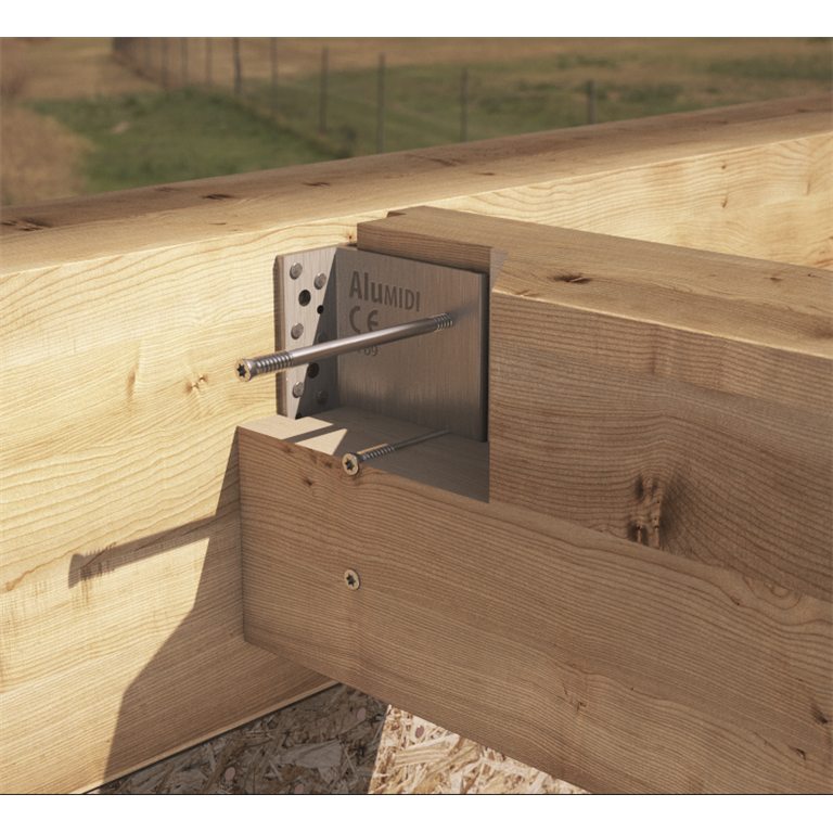 Alumini with self tapping dowel