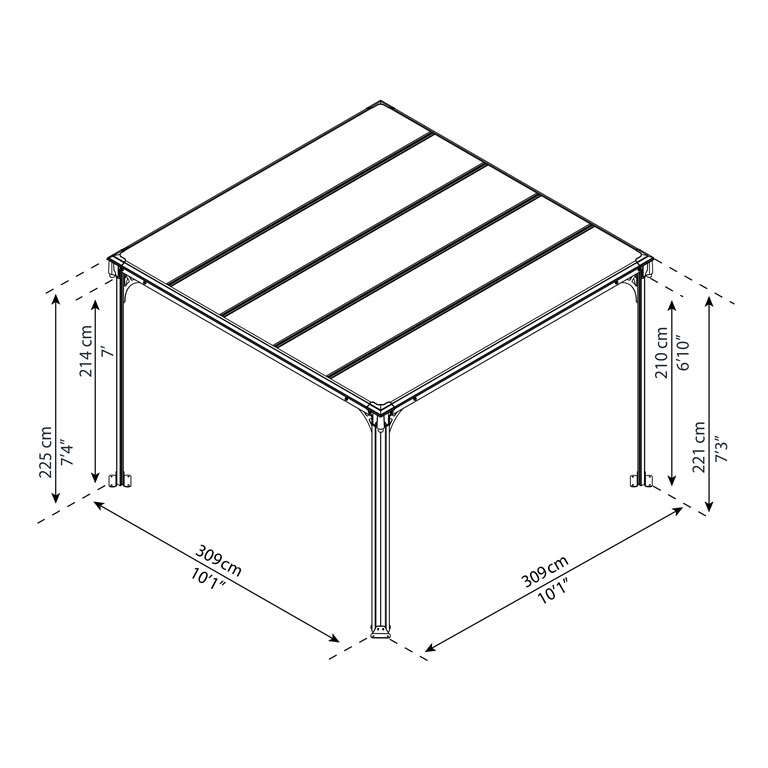 Measurements 3000 Gazebo