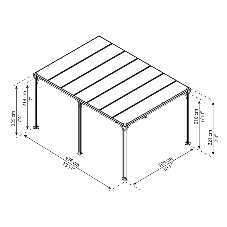 Measurements 4300 Gazebo