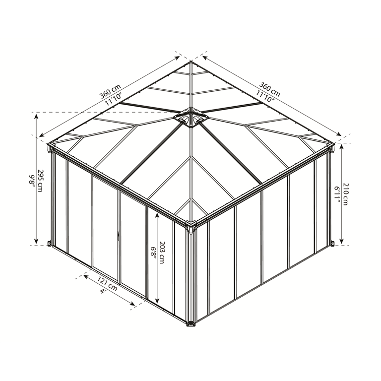 Ledro 3600 dimensions