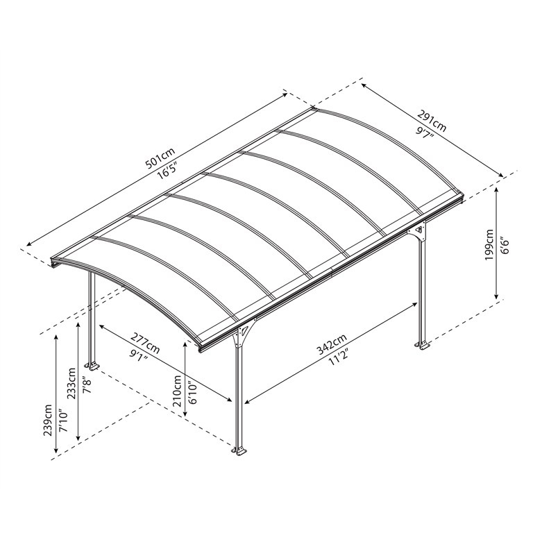 Vitoria car port by Blackwood outdoor