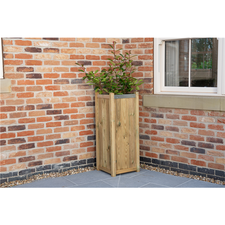 Slender tall planter forest