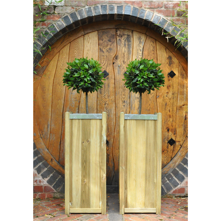 Slender tall garden planter