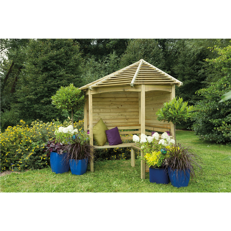 Forest Garden Venetian Corner Arbour