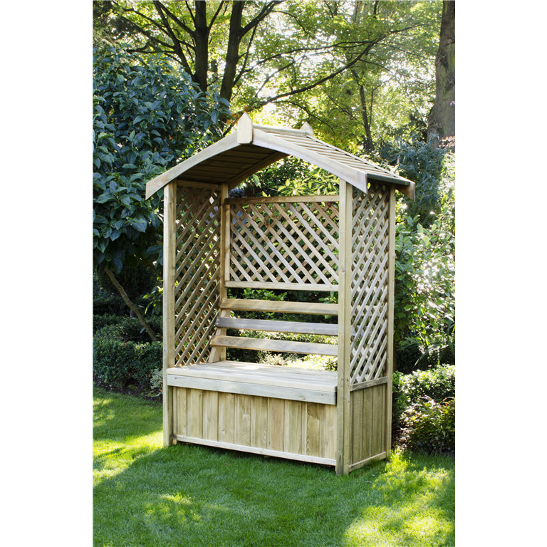 Lyas arbour with storage