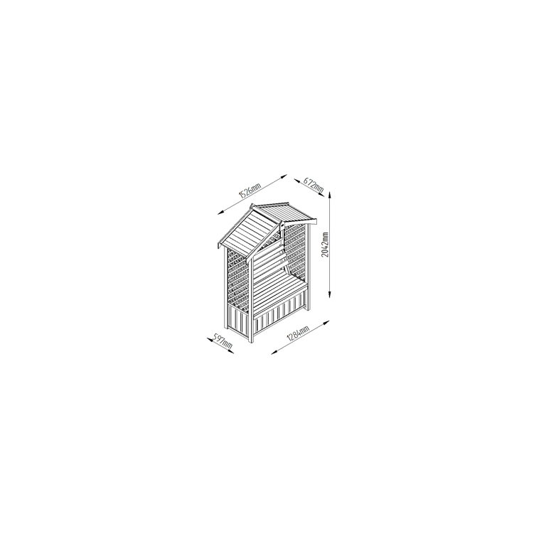 Lyas arbour measurements