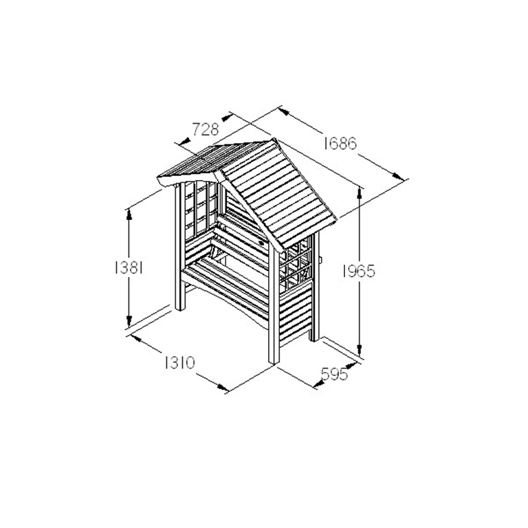 Cadiz arbour measurements