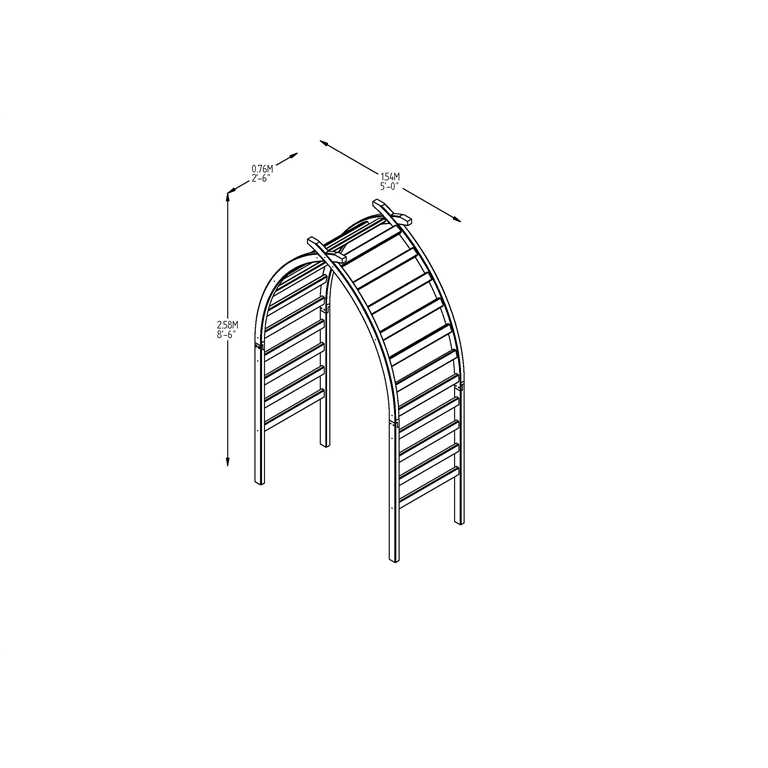 Whitby arch measurements