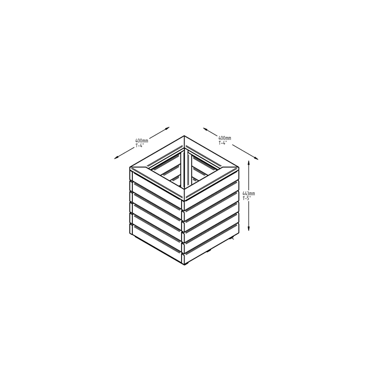 Linear Planter square measurements