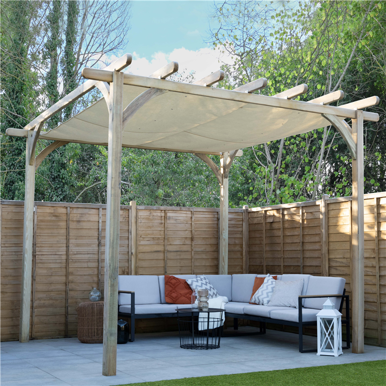 Ultima Pergola- 3.6m With canopy by Forest