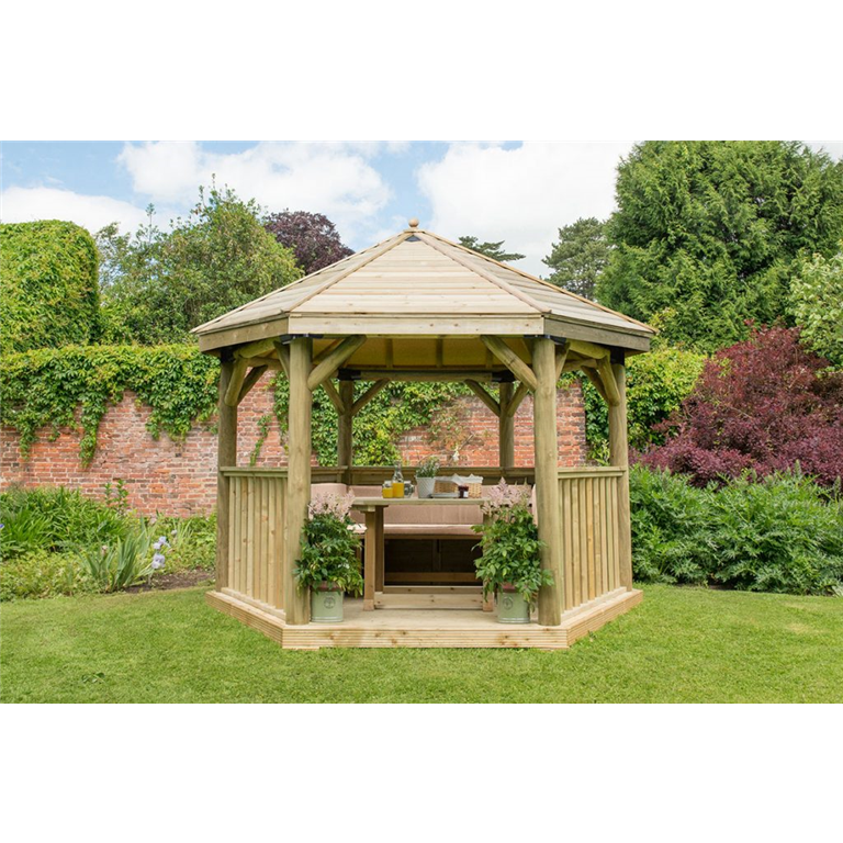 3.6m gazebo cream