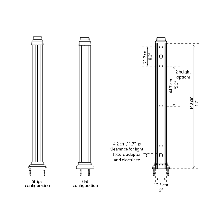 Alpine Aluminium car port for camper